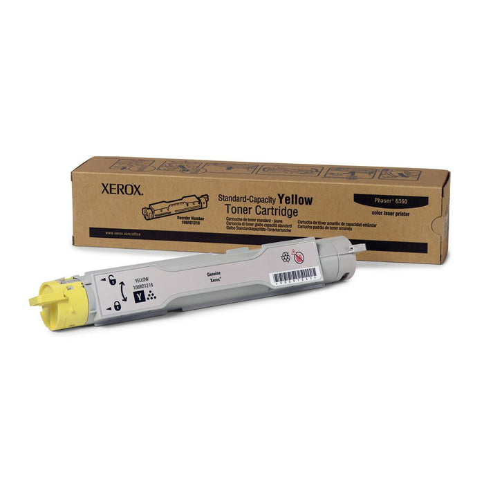 Xerox Phaser 6360/6360Y Standard Capacity Yellow Toner Cartridge (106R01216)