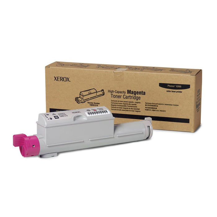 Xerox Phaser 6360/6360Y High-Capacity Magenta Toner Cartridge (106R01219)