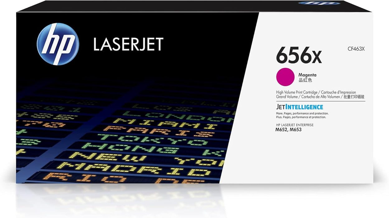 HP 656X (CF463X) Magenta High Yield Original LaserJet Toner Cartridge – Compatible Printer Supply – Get Toner Canada