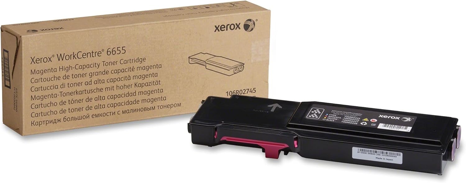 Xerox WorkCentre 6655 Magenta High-Capacity Toner Cartridge (106R02745)