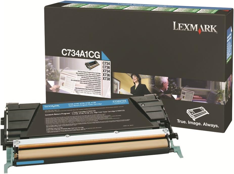 Lexmark C734A1CG C73X/X73X CYAN RETURN PROGRAM TONER CARTRIDGE 6K – Compatible Printer Supply – Get Toner Canada