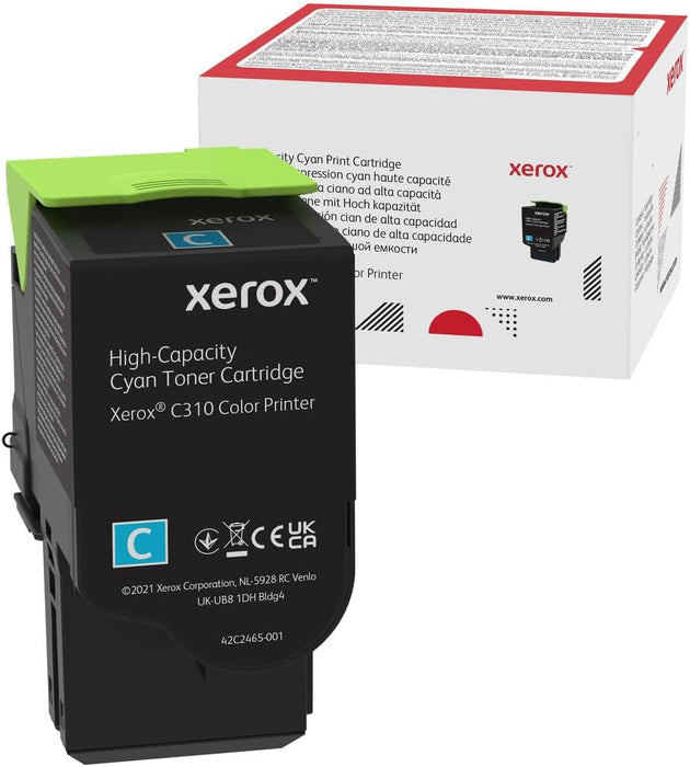 Xerox C310/C315 Toner Cartridge - High Capacity - Cyan – Compatible Printer Supply – Get Toner Canada