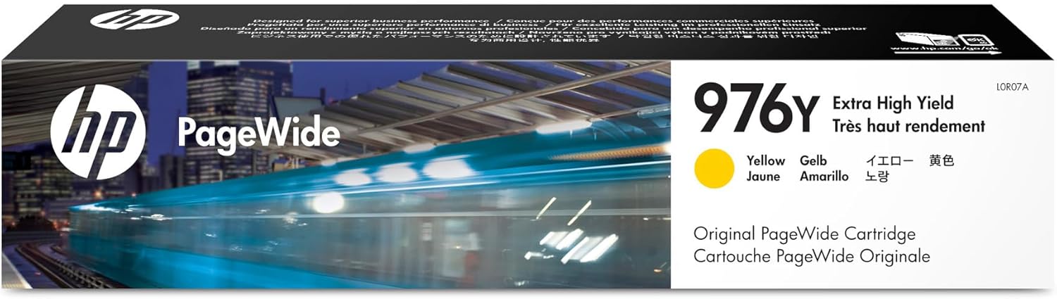 HP 976Y Extra High Yield Yellow Original PageWide Cartridge (L0R07A)