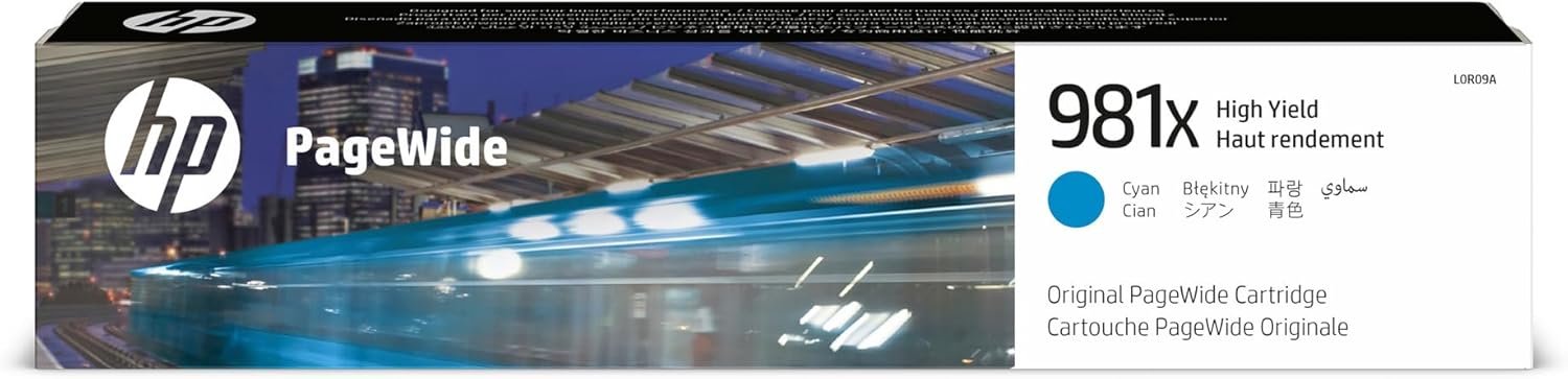 HP 981X (L0R09A) Cyan Original PageWide Cartridge