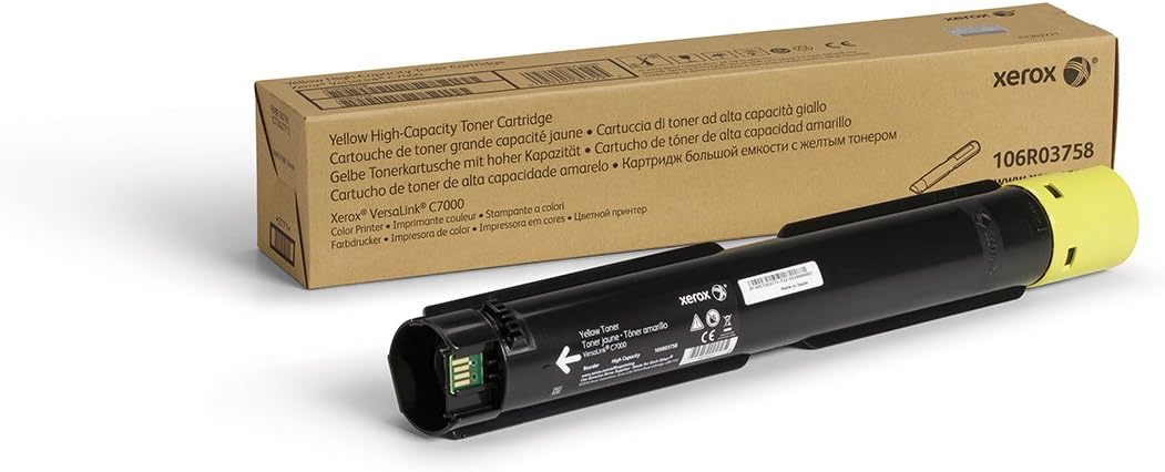Xerox VersaLink C7000 Yellow High-Capacity Toner-Cartridge - 106R03758 – Compatible Printer Supply – Get Toner Canada
