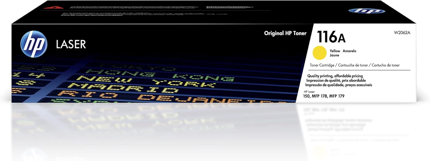 W2062A HP 116A Ylw Original Laser Toner Crtg