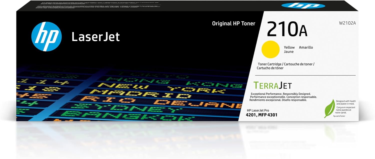 HP TerraJet 210A Original LaserJet Toner Cartridge - Yellow – Compatible Printer Supply – Get Toner Canada