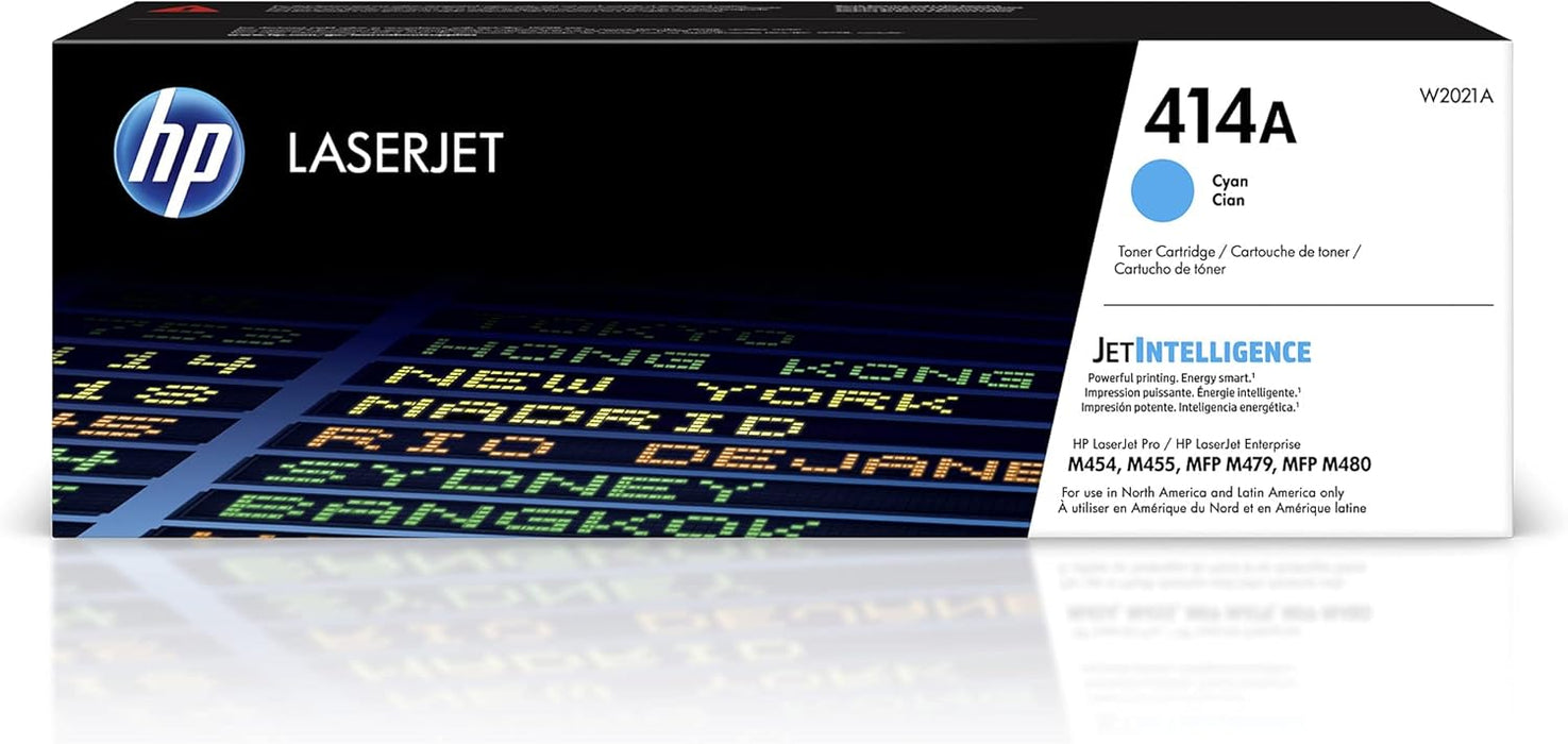 HP 414A (W2021A) Cyan Original LaserJet Toner Cartridge