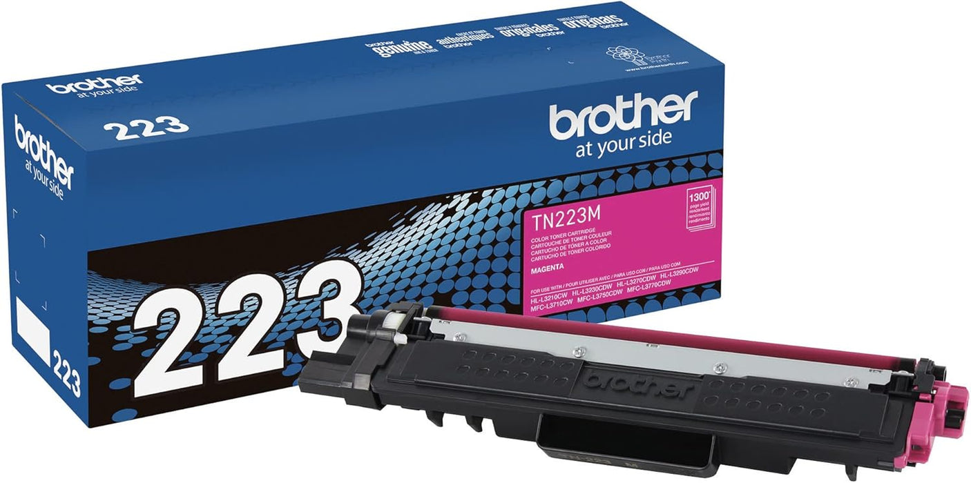 Brother TN223 Magenta Toner Cartridge, Standard Yield