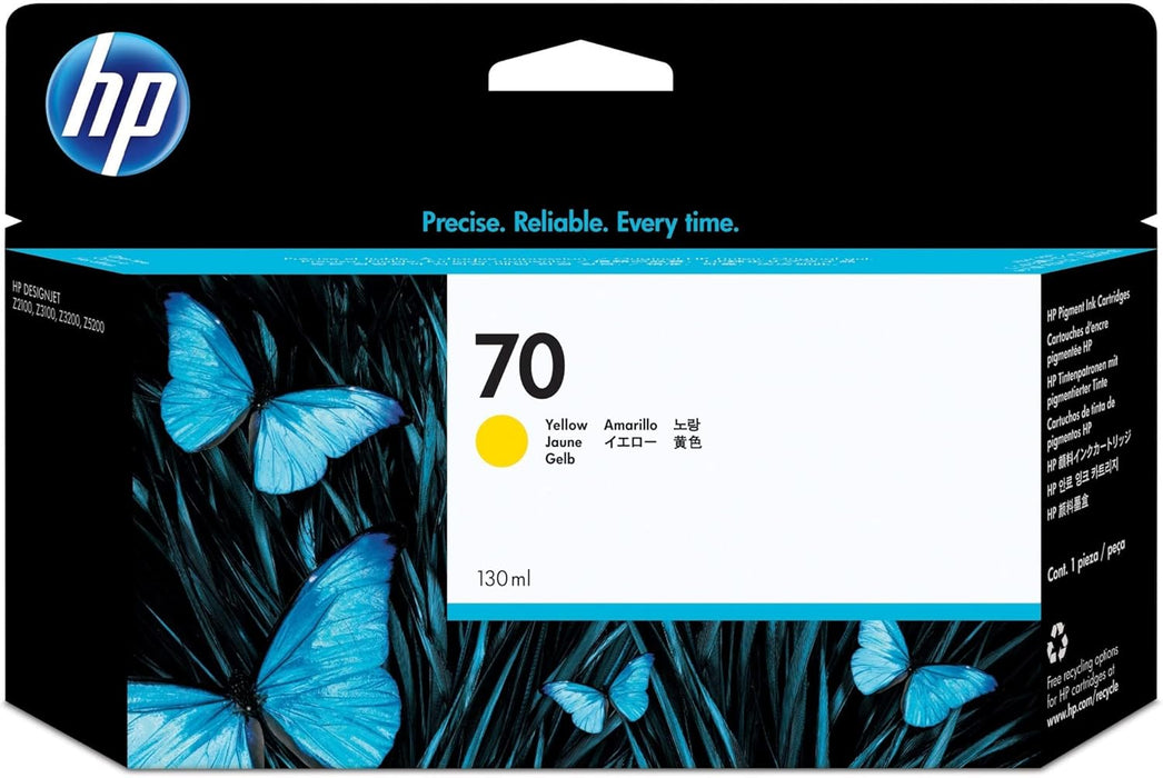HP 70 Yellow Ink Cartridge (C9454A)