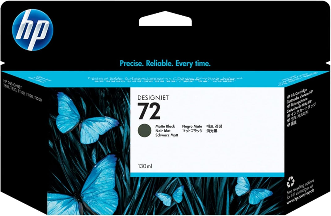 HP 72 Matte Black Ink Cartridge (C9403A)