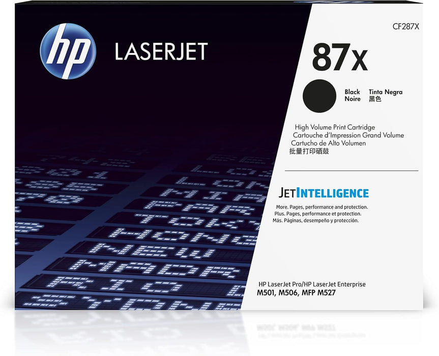 HP 87X (CF287X) Black High Yield Original LaserJet Toner Cartridge