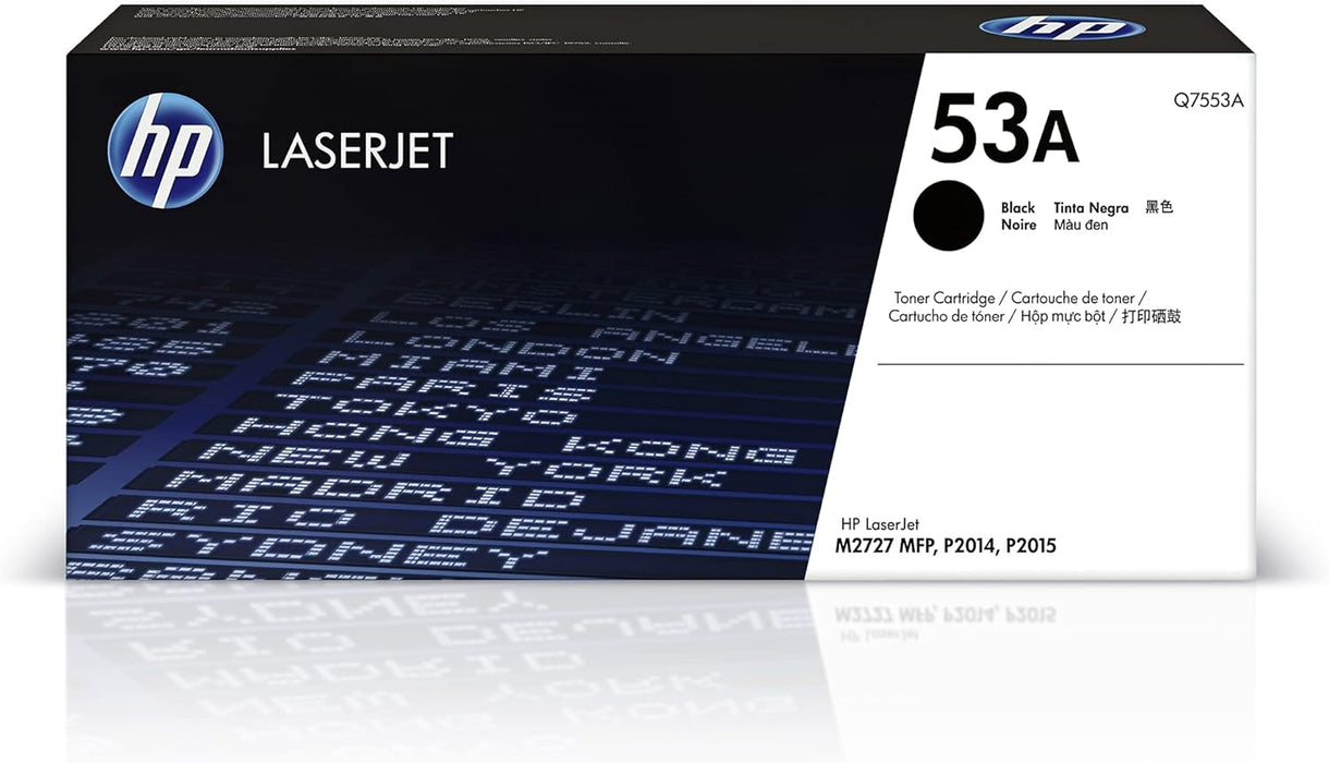 HP 53A (Q7553A) Black Original LaserJet Toner Cartridge