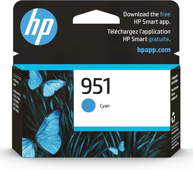 HP 951 Cyan Original Ink Cartridge (CN050AN)