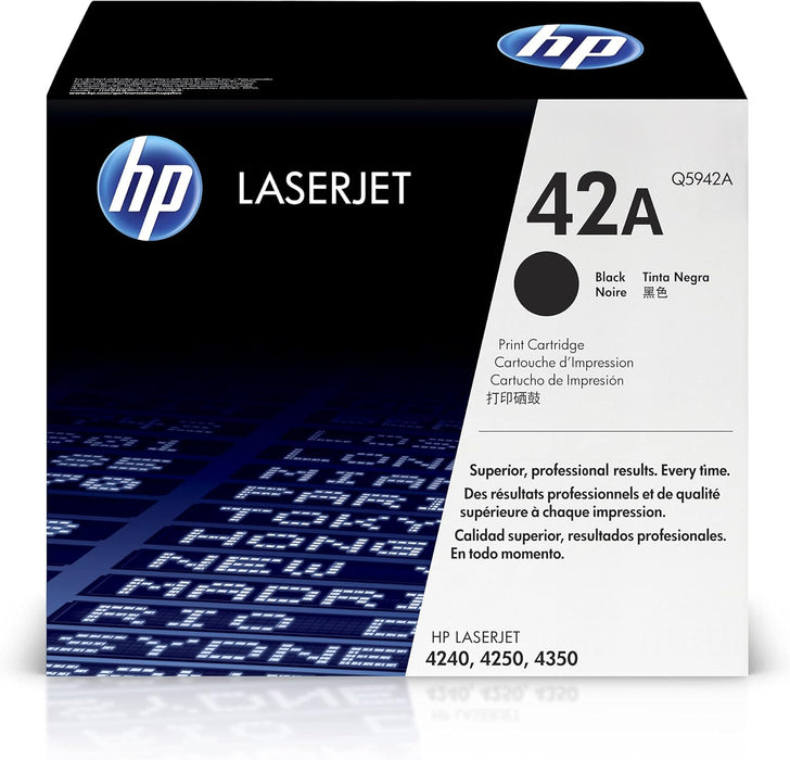 HP 42A (Q5942A) Black Original LaserJet Toner Cartridge
