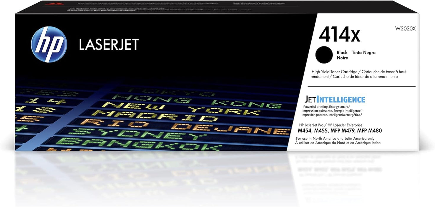 HP 414X (W2020X) High Yield Black Original LaserJet Toner Cartridge