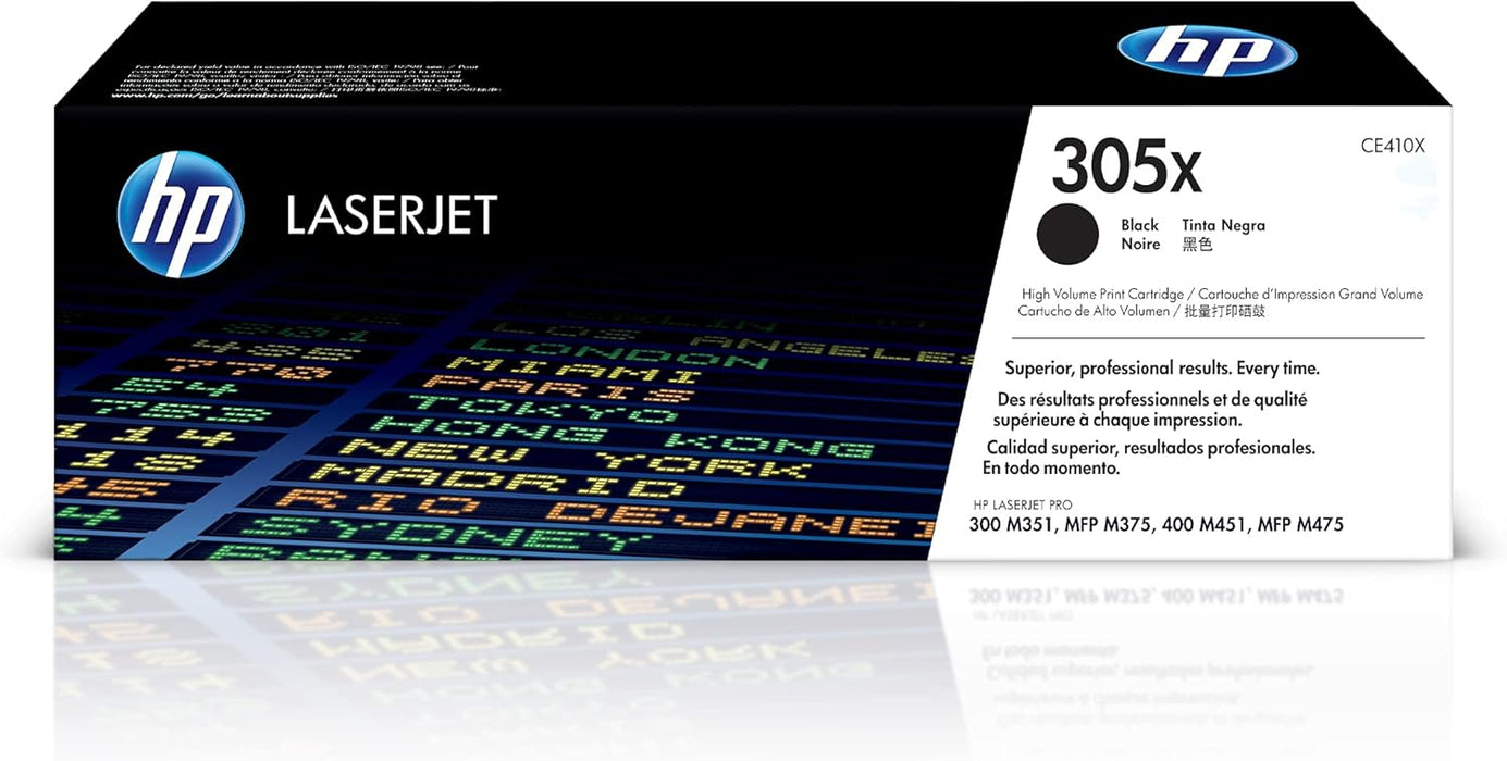HP 305X (CE410X) Black High Yield LaserJet Cartridge