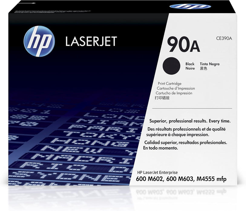HP 90A (CE390A) Black Original LaserJet Toner Cartridge