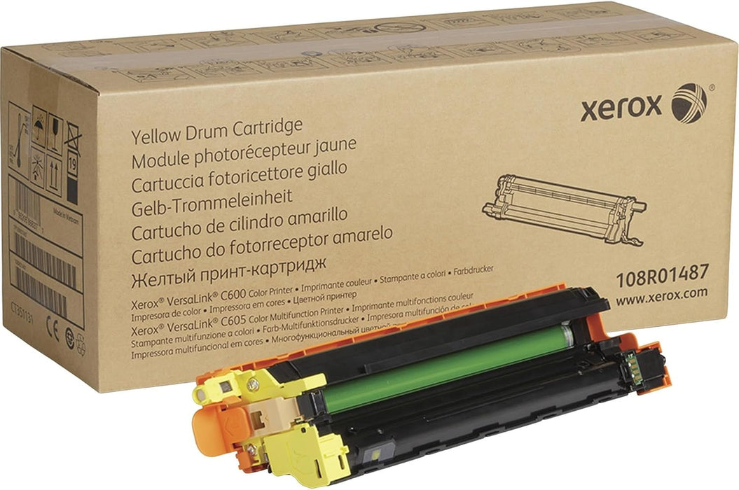 Xerox Versalink C600/C605 Drum Cartridge, Yellow (108R01487)