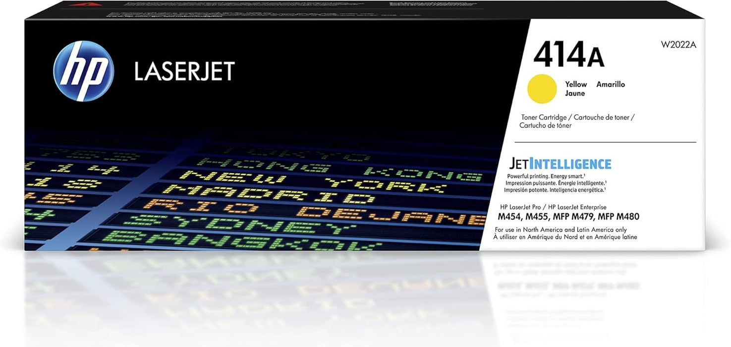 HP 414A (W2022A) Yellow Original LaserJet Toner Cartridge