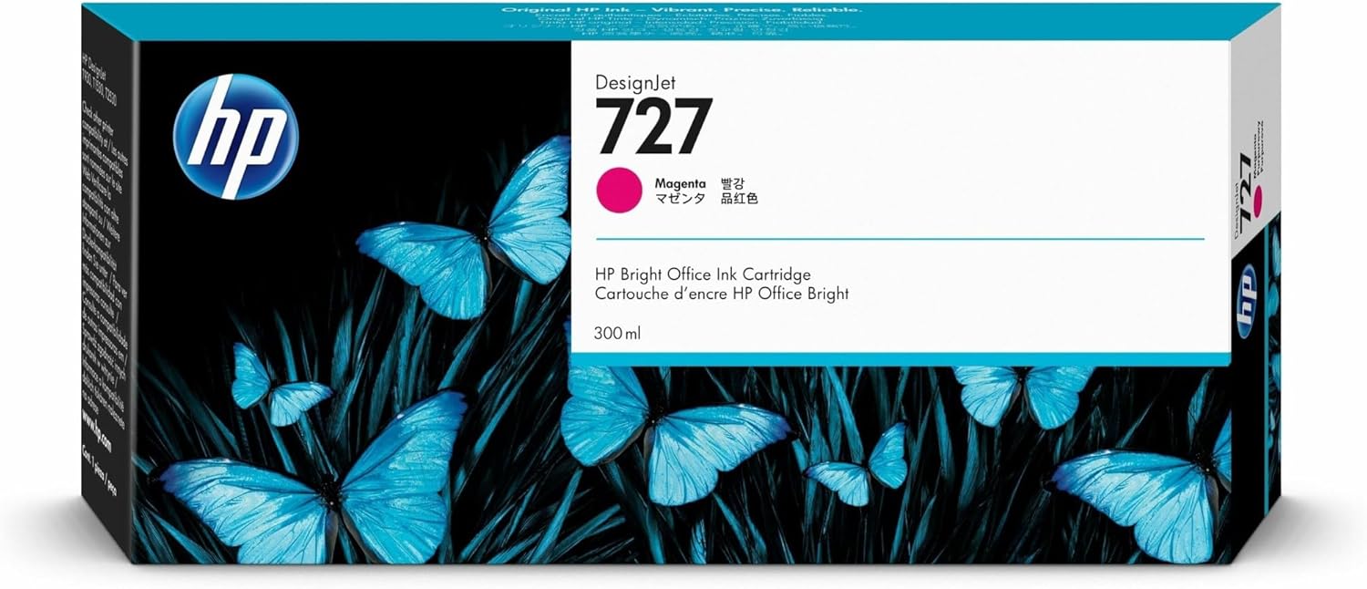 HP 727 (F9J77A) 300mL Magenta Original Ink Cartridge