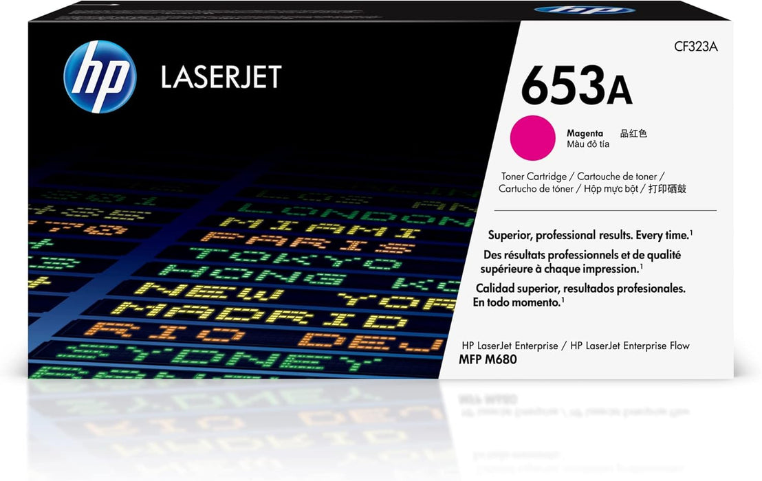 HP 653A (CF323A) Magenta Original LaserJet Toner Cartridge