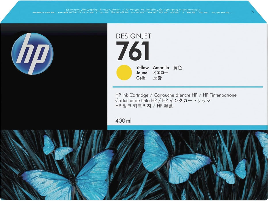 HP 761 (CM992A) 400mL Yellow Original Ink Cartridge