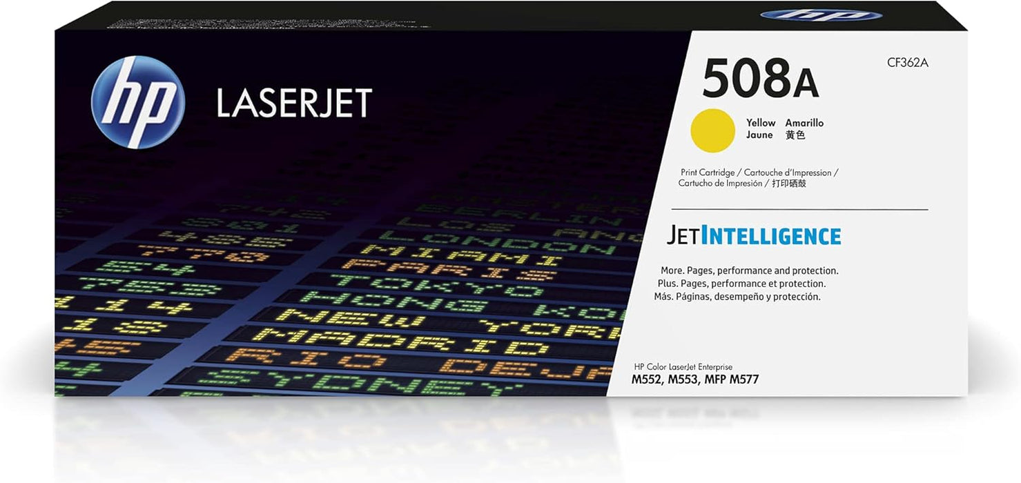 HP 508A (CF362A) Yellow Original LaserJet Toner Cartridge