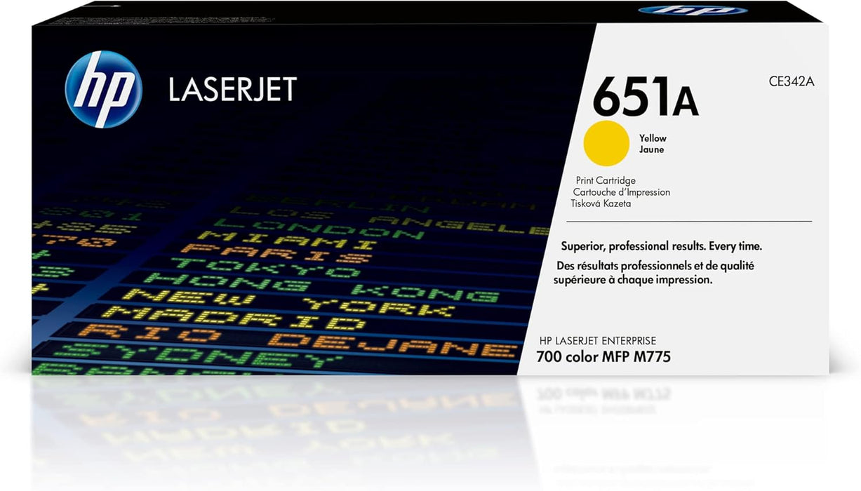 HP 651A (CE342A) Yellow Original LaserJet Toner Cartridge
