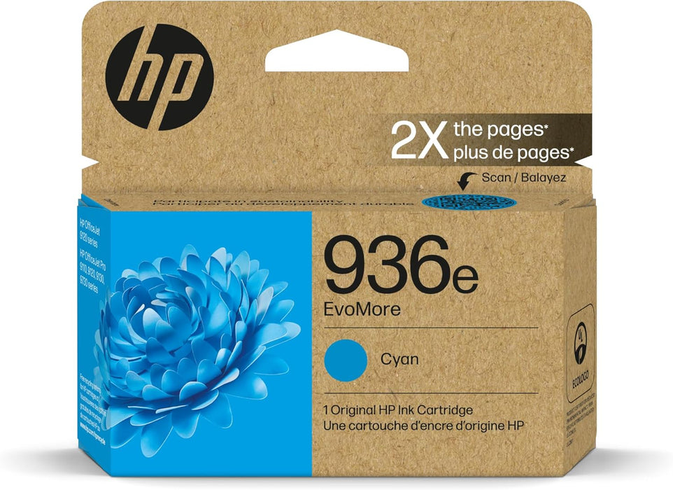 HP 936e EvoMore Cyan Original Ink Cartridge (4S6V3LN) – Compatible Printer Supply – Get Toner Canada