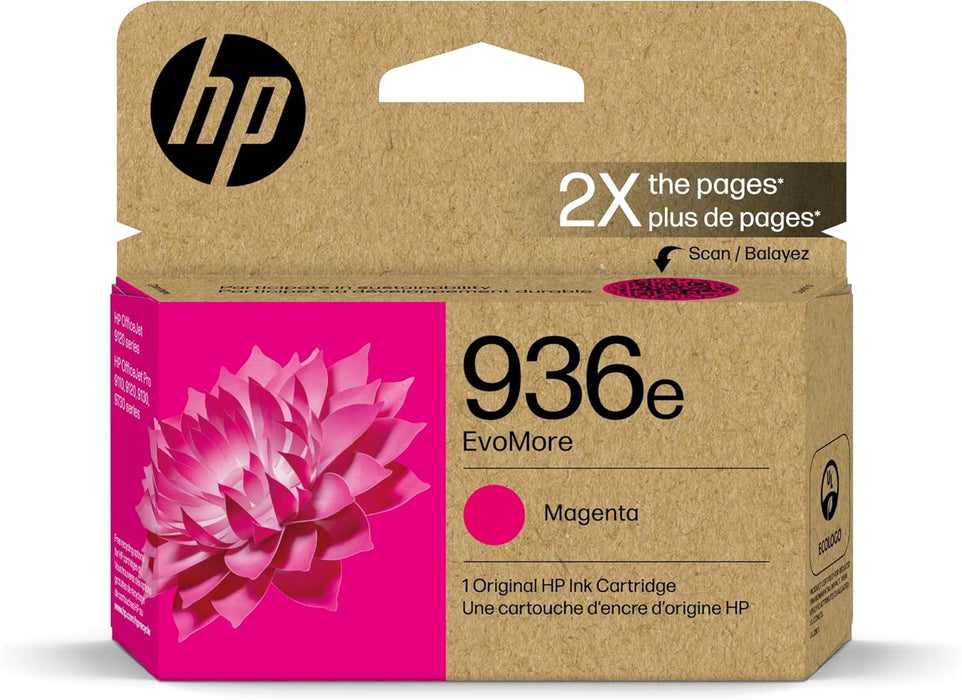 HP 936e EvoMore Magenta Original Ink Cartridge (4S6V4LN) – Compatible Printer Supply – Get Toner Canada