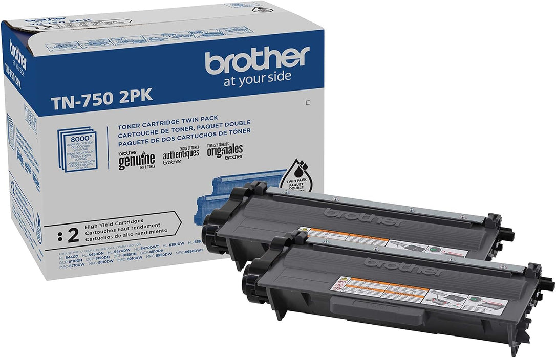 Brother High-Yield Black Toner Cartridge (TN7502PK)