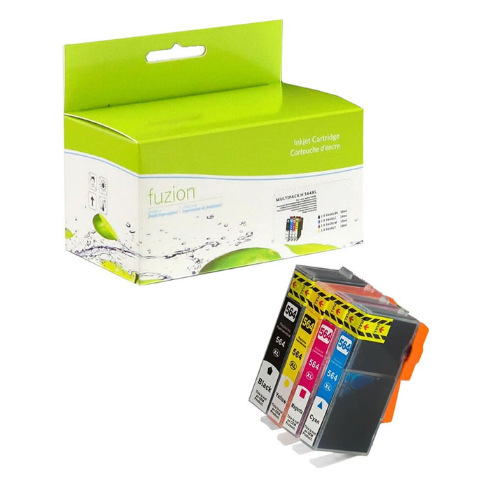 HP #564XL Compatible Inkjet Set - C/K/M/Y