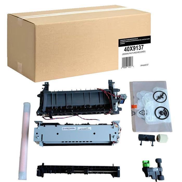 Lexmark 40X9137 Refurbished Fuser Maintenance Kit w/ New Parts - 110/120 Volt