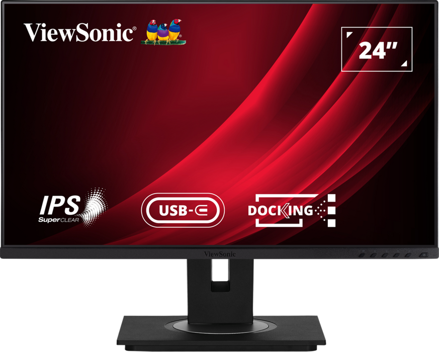 ViewSonic 24" Monitor with USB-C Docking