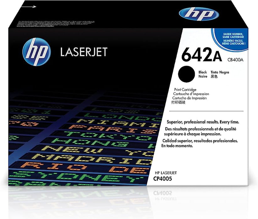 HP 642A (CB400A) Black Original LaserJet Toner Cartridge
