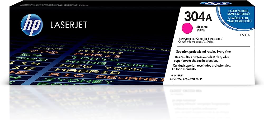 HP 304A (CC533A) Magenta Original LaserJet Toner Cartridge