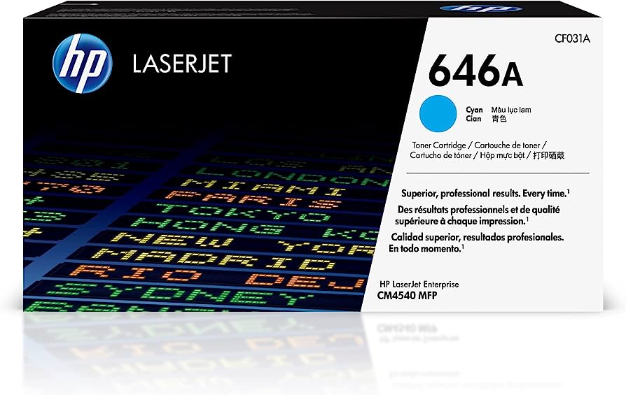 HP 646A (CF031A) Cyan Original LaserJet Toner Cartridge – Compatible Printer Supply – Get Toner Canada