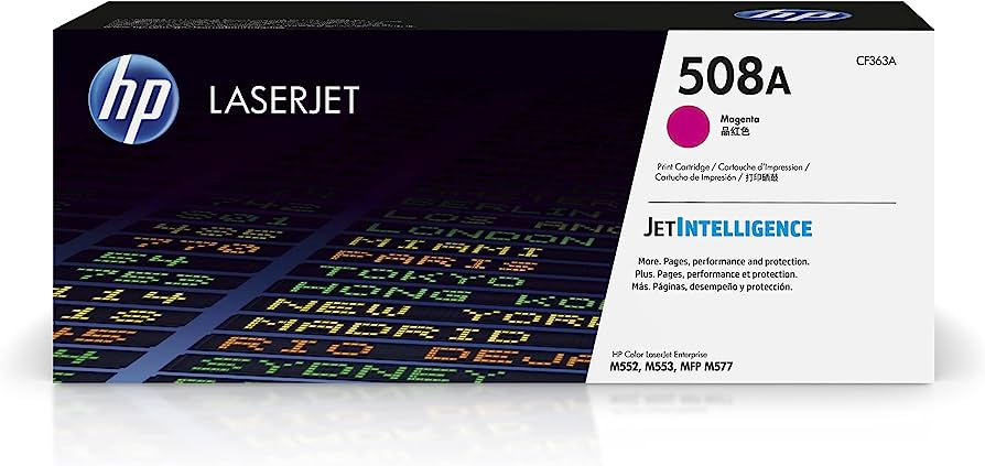 HP 508A (CF363A) Magenta Original LaserJet Toner Cartridge
