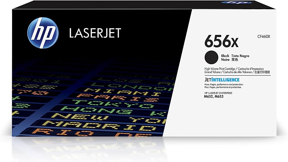 HP 656X Black LaserJet Toner Cartridge CF460X – Compatible Printer Supply – Get Toner Canada