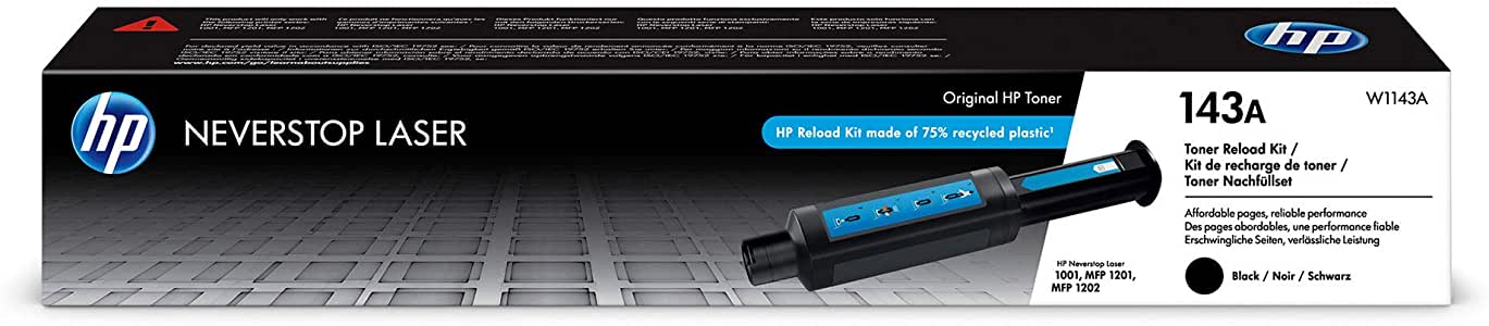 HP 143A Black Toner Reload Kit (W1143A) – Compatible Printer Supply – Get Toner Canada