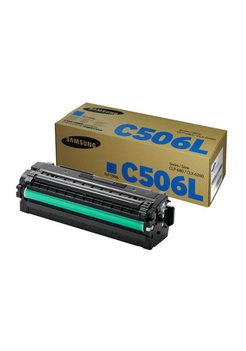 Samsung CLT-C506L High Yield Cyan Toner Cartridge (SU042A) – Compatible Printer Supply – Get Toner Canada