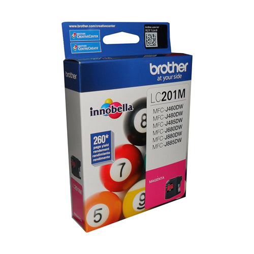 Brother LC201MS MAGENTA INK FOR MFCJ4320DW/MFCJ4420DW/MFCJ4620DW/ – Compatible Printer Supply – Get Toner Canada