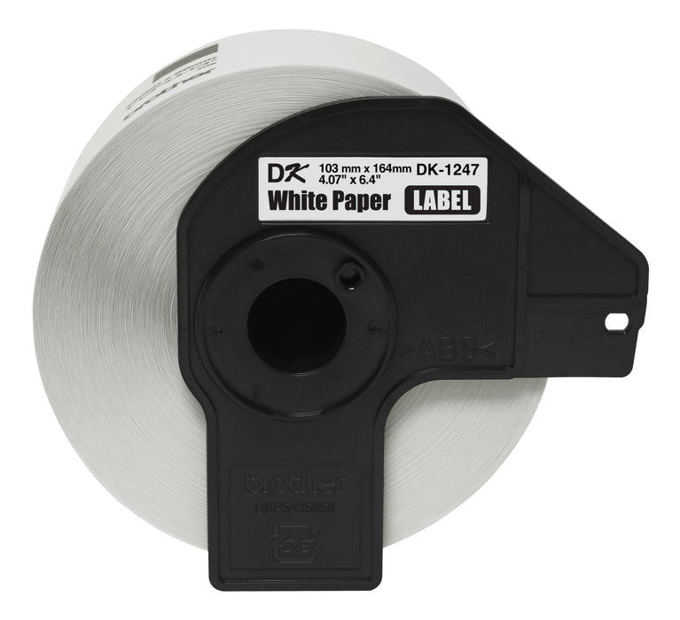 Black/Yellow Removable Continuous Length Paper Tape 2.4 in x 100 ft (62 mm x 30.4 m)