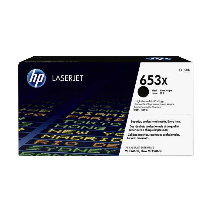 HP 653X (CF320X) Black High Yield Original LaserJet Toner Cartridge