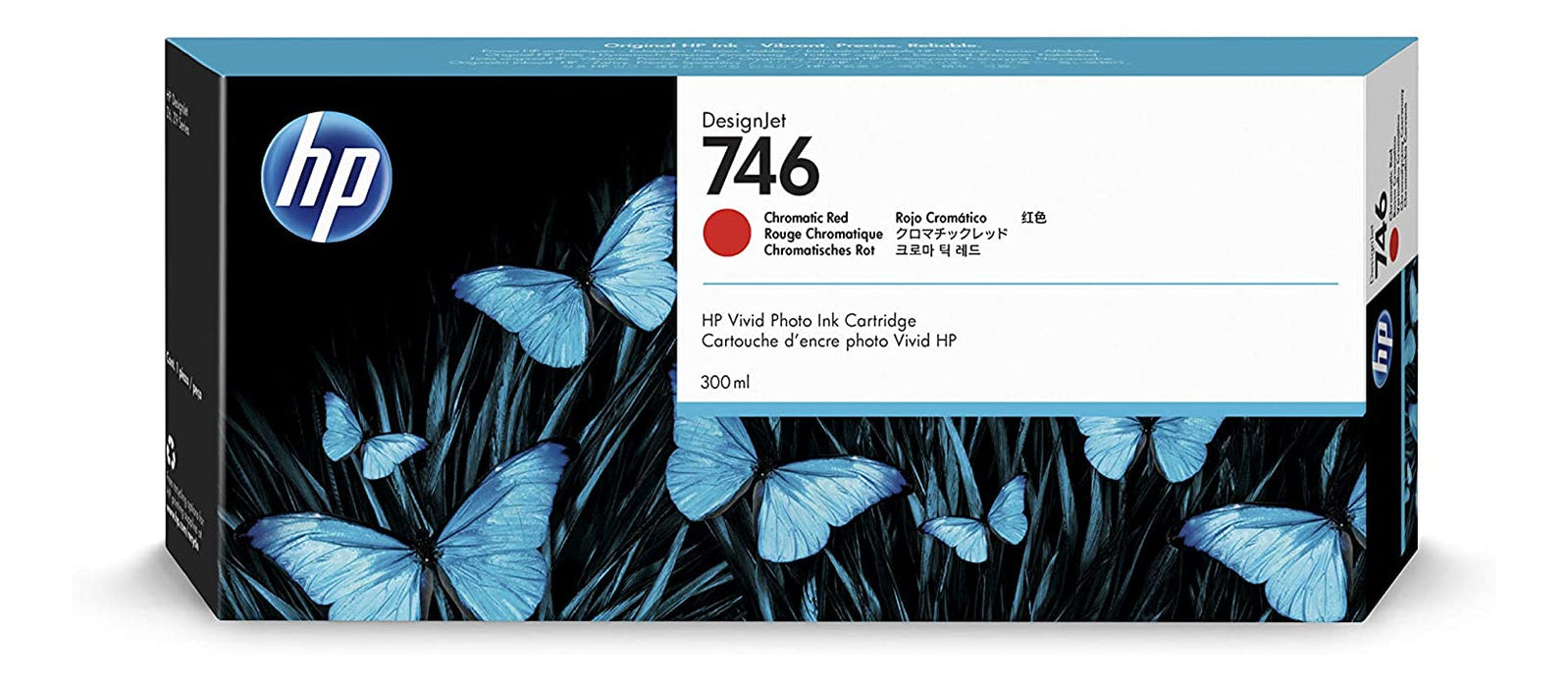 HP 746 (P2V81A) 300mL Chromatic Red Original Ink Cartridge