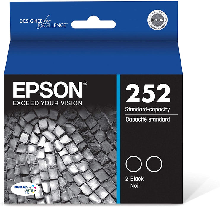Epson T252120D2 EPSON DURABRITE ULTRA BLACK INK DUAL PACK – Compatible Printer Supply – Get Toner Canada