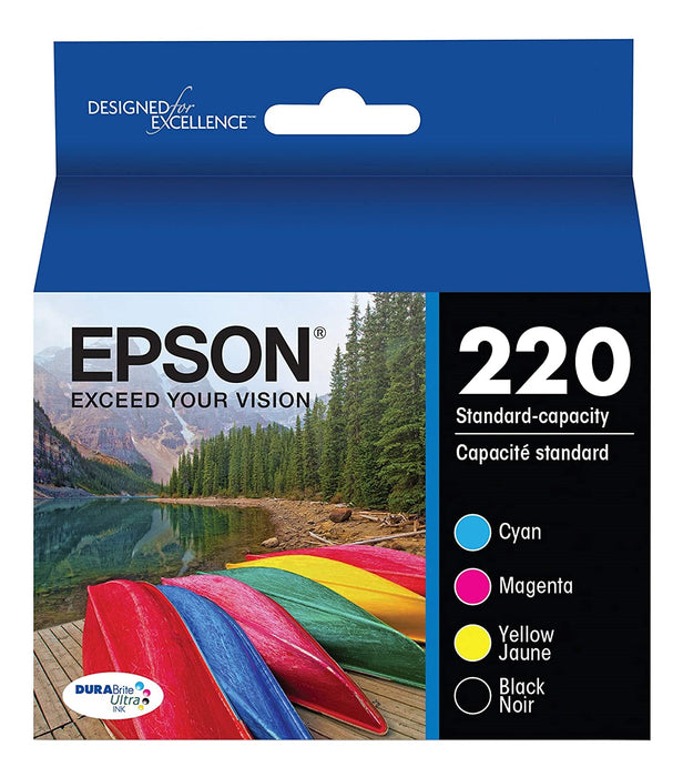 Epson T220120-Bcs Epson Durabrite Ultra Black and Color Combo Pack – Compatible Printer Supply – Get Toner Canada