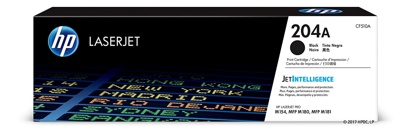HP 204A (CF510A) Black Original LaserJet Toner Cartridge