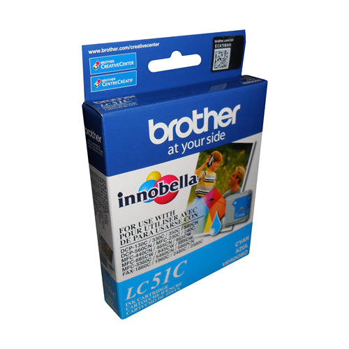 Brother LC51CS DCP130C/MFC240C CYAN – Compatible Printer Supply – Get Toner Canada